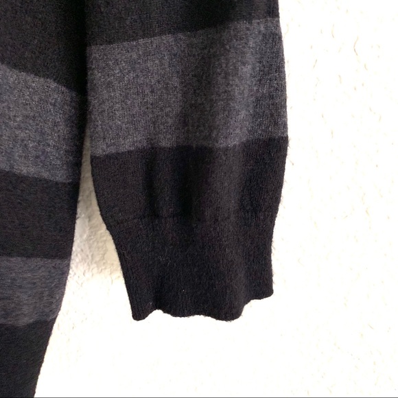Joie Crop Cardigan ButtonDown Stripe Wool Cashmere - Picture 4 of 8